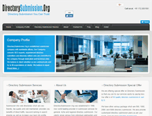 Tablet Screenshot of directorysubmission.org